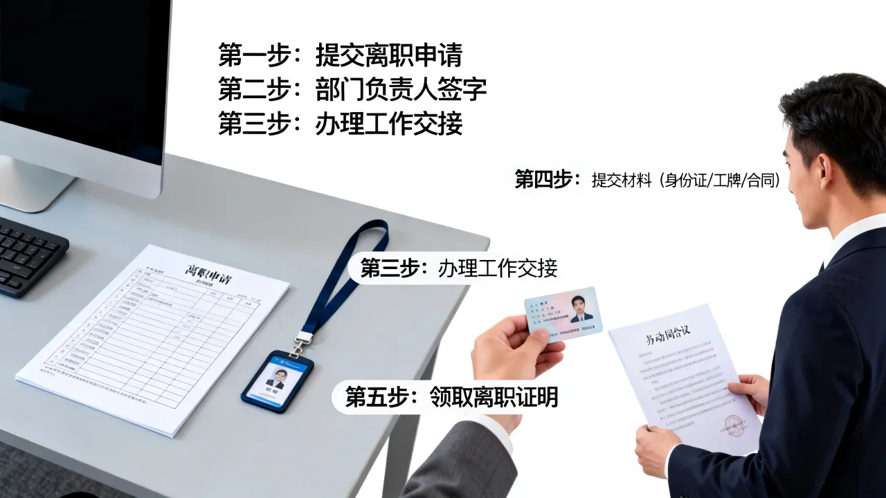 人事办理离职手续流程是什么，离职手续怎么办理需要哪些材料？