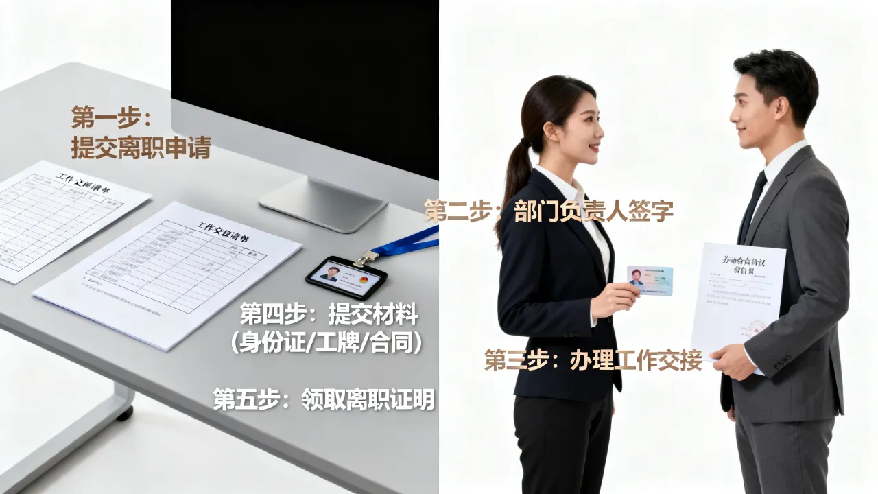 人事办理离职手续流程是什么,离职手续怎么办理需要哪些材料?-图2 人事办理离职手续流程是什么,离职手续怎么办理需要哪些材料?-图2