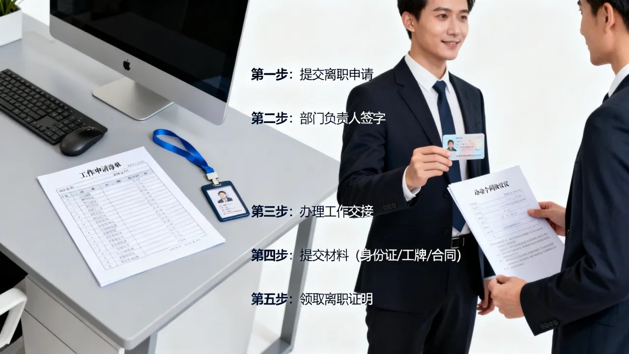 人事办理离职手续流程是什么,离职手续怎么办理需要哪些材料?-图3 人事办理离职手续流程是什么,离职手续怎么办理需要哪些材料?-图3