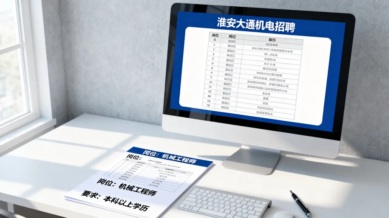 淮安大通机电最新招聘有哪些岗位,淮安大通机电招聘要求是什么?-图3 淮安大通机电最新招聘有哪些岗位,淮安大通机电招聘要求是什么?-图3