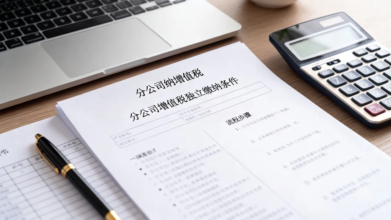 分公司如何纳增值税？，分公司增值税独立缴纳条件与流程