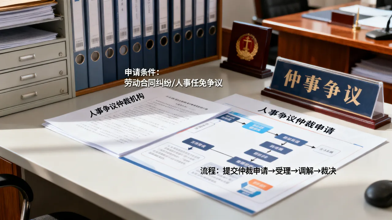 人事争议仲裁机构有哪些?,申请条件和流程是什么?