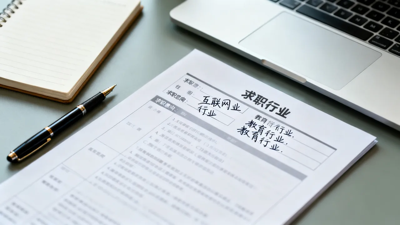 求职行业怎么填写,求职意向行业怎么填才合适-图1 求职行业怎么填写,求职意向行业怎么填才合适-图1
