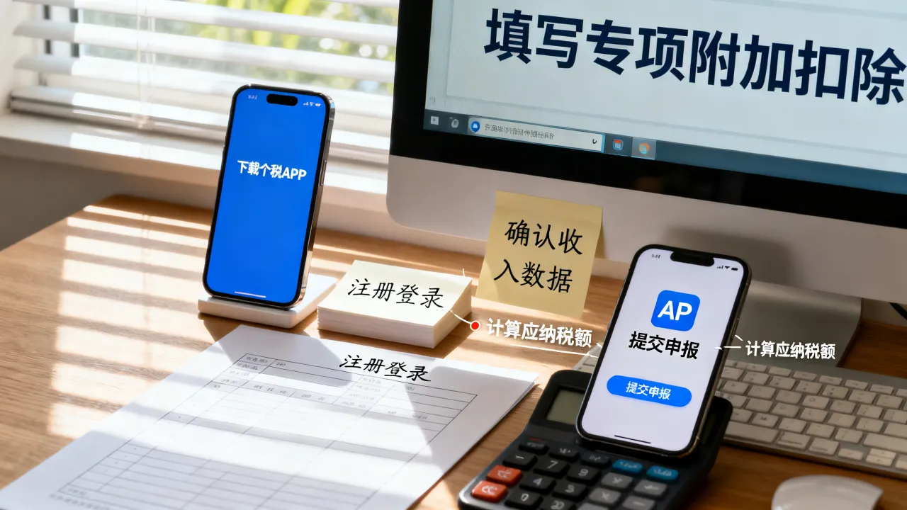 如何开个人所得税，个税申报流程步骤详解？