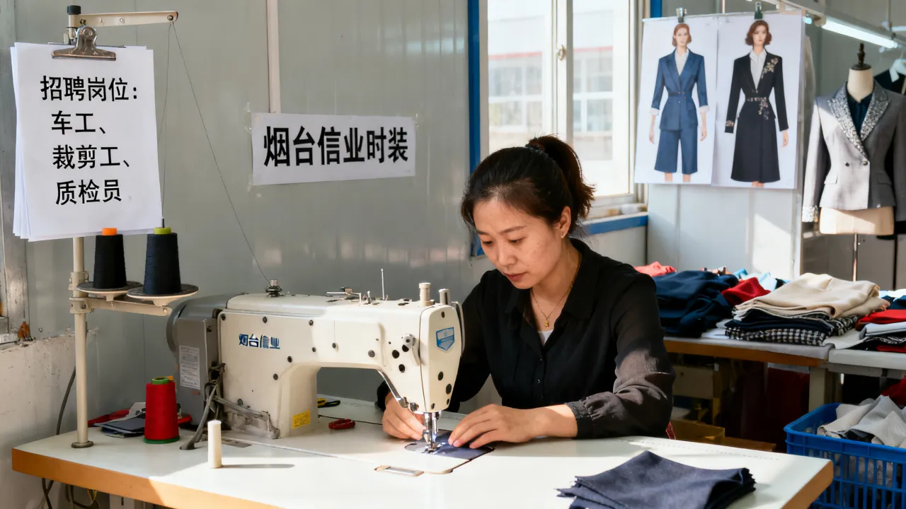 烟台信业时装招聘信息在哪看?服装厂招工最新岗位-图1 烟台信业时装招聘信息在哪看?服装厂招工最新岗位-图1