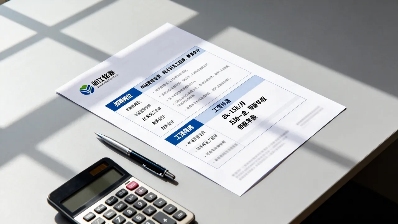 浙江铭泰公司最新招聘信息有哪些,招聘岗位和工资待遇怎么样-图2 浙江铭泰公司最新招聘信息有哪些,招聘岗位和工资待遇怎么样-图2