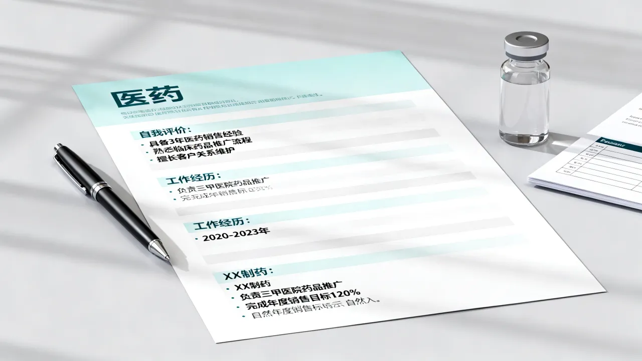 医药简历怎么写,医药代表简历自我评价和工作经历怎么写-图2 医药简历怎么写,医药代表简历自我评价和工作经历怎么写-图2