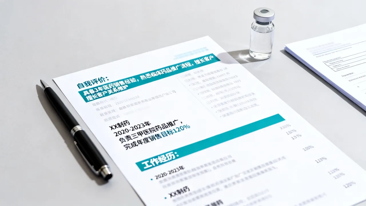 医药简历怎么写,医药代表简历自我评价和工作经历怎么写-图3 医药简历怎么写,医药代表简历自我评价和工作经历怎么写-图3