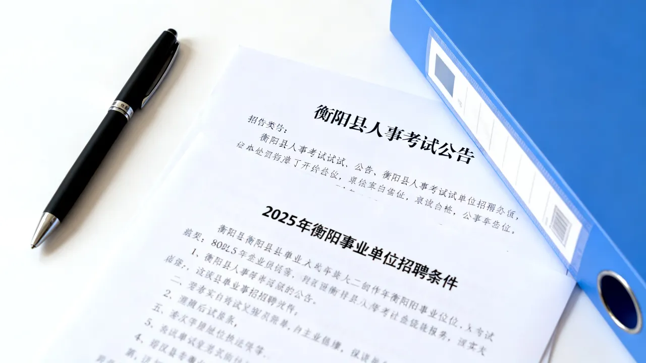 衡阳县人事考试公告在哪看，2025年衡阳事业单位招聘条件有哪些？-图2