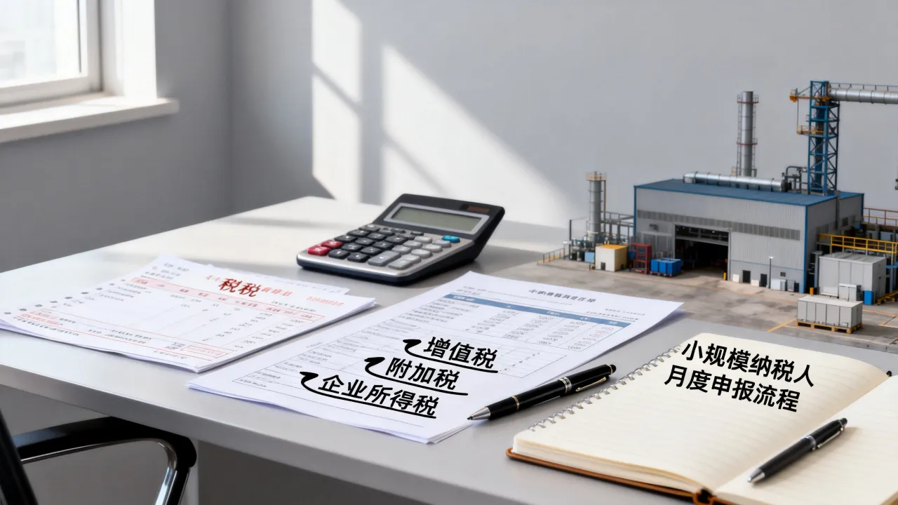 工厂如何纳税，小规模纳税人每月要交哪些税？