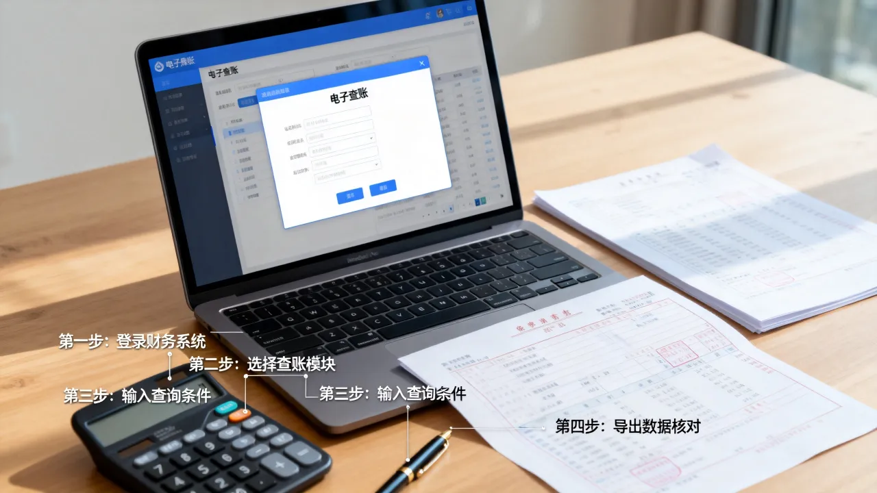 如何电子查账？电子查账怎么操作及流程是什么