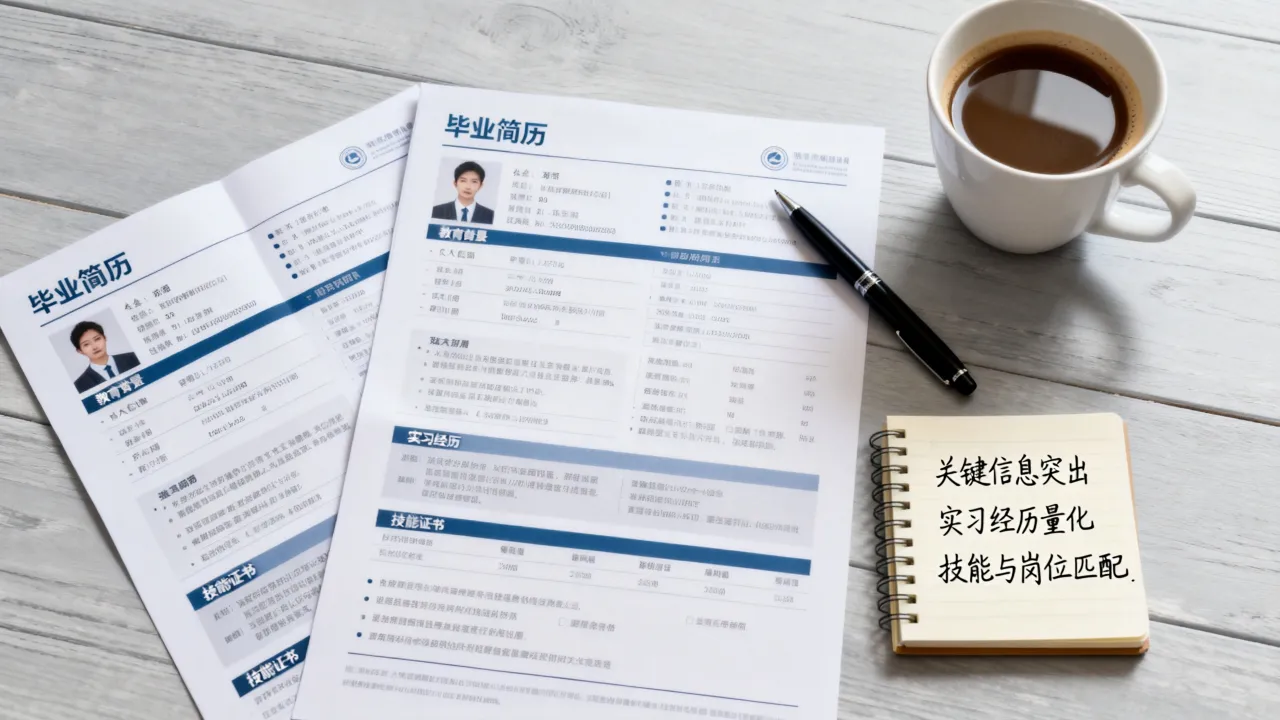 怎么制作毕业简历,毕业简历怎么写才能让HR一眼看重?