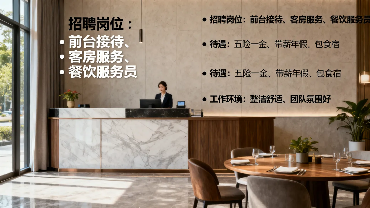 金福国际大酒店招聘信息有哪些？酒店招聘岗位待遇如何？-图2