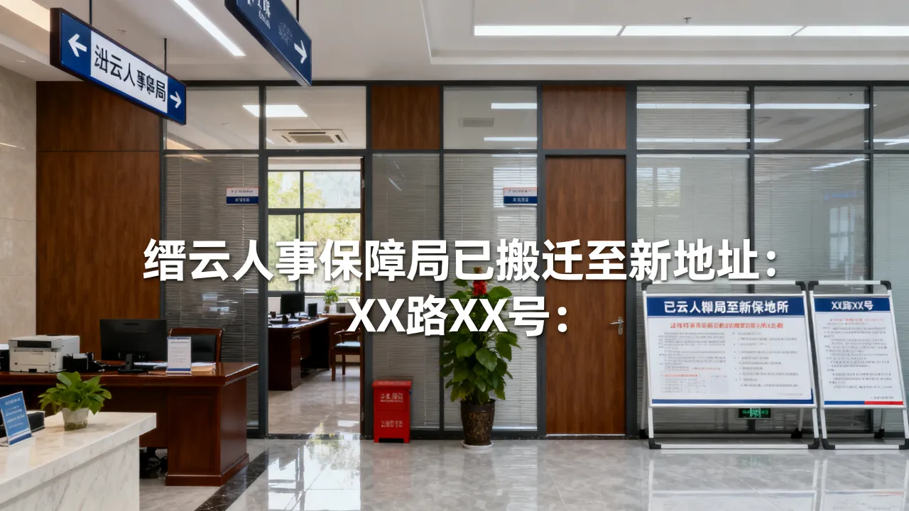 缙云人事保障局搬迁了吗，具体办公位置在哪里？-图2