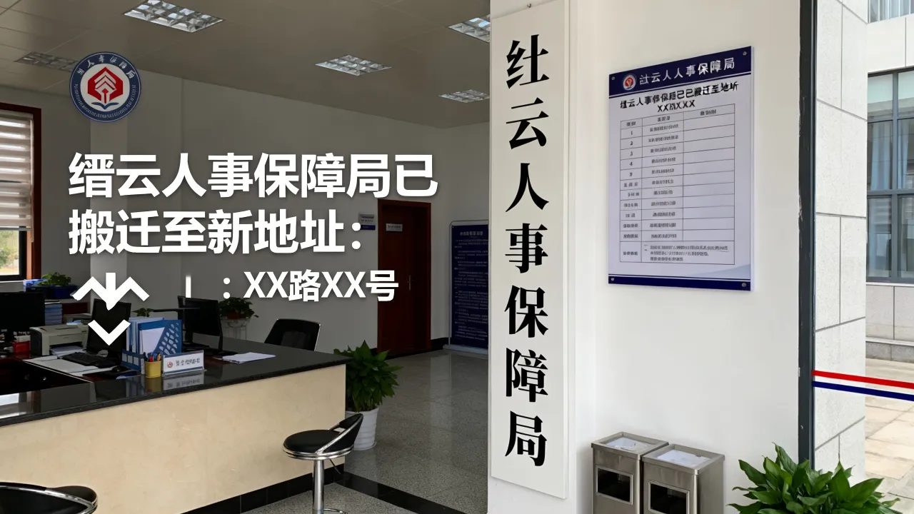 缙云人事保障局搬迁了吗，具体办公位置在哪里？-图3