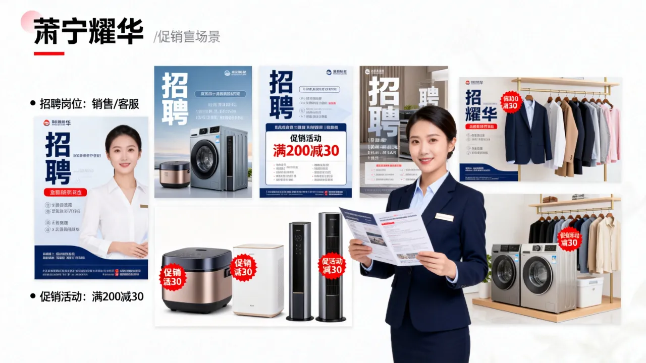肃宁耀华最新招聘促销有哪些?肃宁耀华招聘促销是真的吗