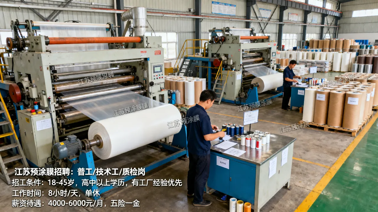 江苏预涂膜招聘信息有哪些,江苏预涂膜工厂招工条件是什么-图2 江苏预涂膜招聘信息有哪些,江苏预涂膜工厂招工条件是什么-图2