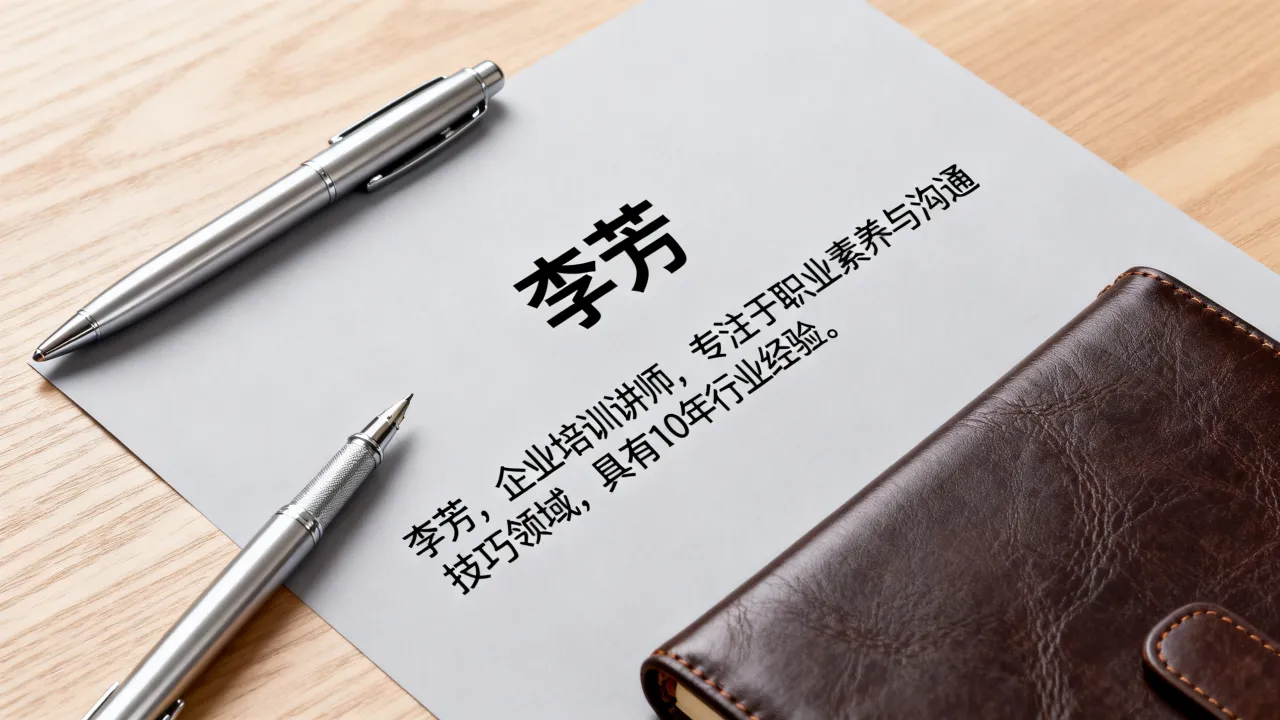 讲师名字怎么写,讲师个人简介姓名格式怎么写才规范?-图3 讲师名字怎么写,讲师个人简介姓名格式怎么写才规范?-图3