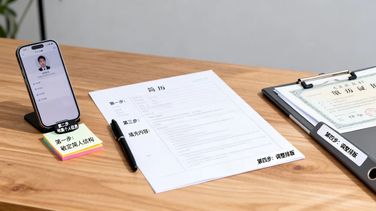 怎么自行制作简历,个人简历模板制作步骤有哪些-图2 怎么自行制作简历,个人简历模板制作步骤有哪些-图2