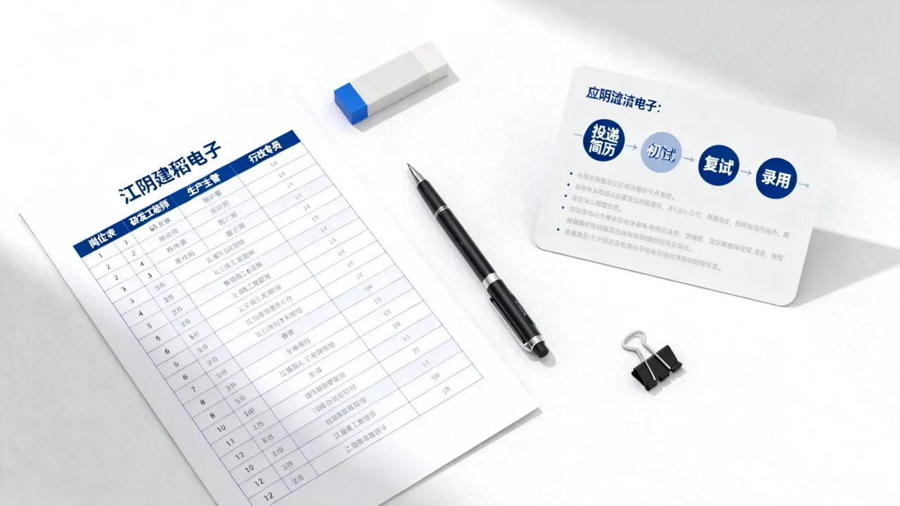 江阴建滔电子招聘信息具体有哪些岗位,怎么应聘?