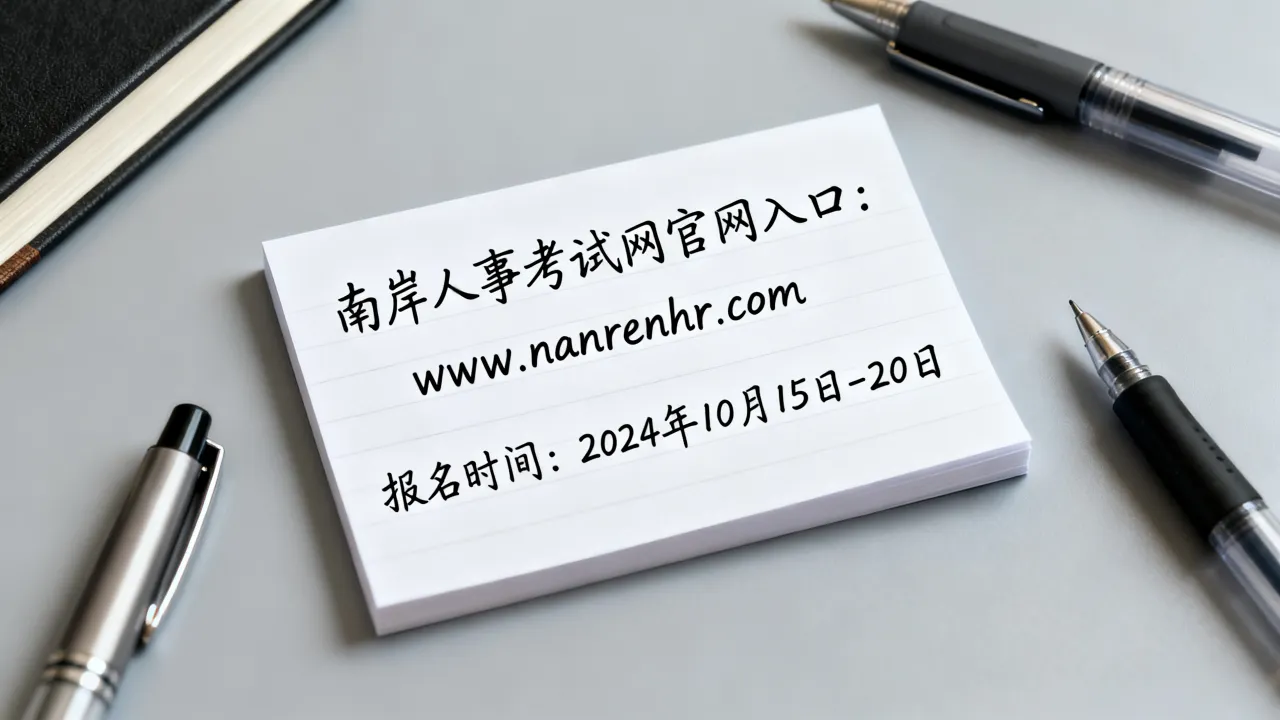 南岸人事考试网官网入口在哪,南岸人事考试网报名时间是什么时候?-图2 南岸人事考试网官网入口在哪,南岸人事考试网报名时间是什么时候?-图2
