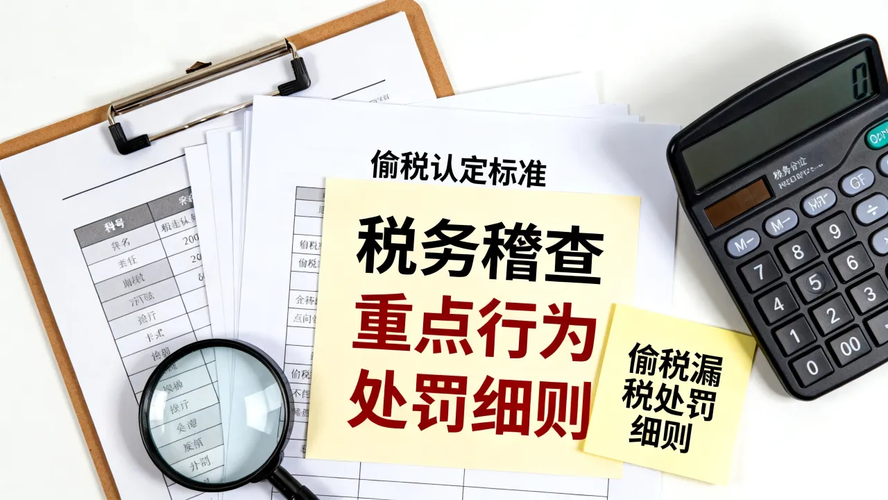 偷税如何认定?税务稽查重点查哪些行为,偷税漏税怎么处罚?-图2 偷税如何认定?税务稽查重点查哪些行为,偷税漏税怎么处罚?-图2