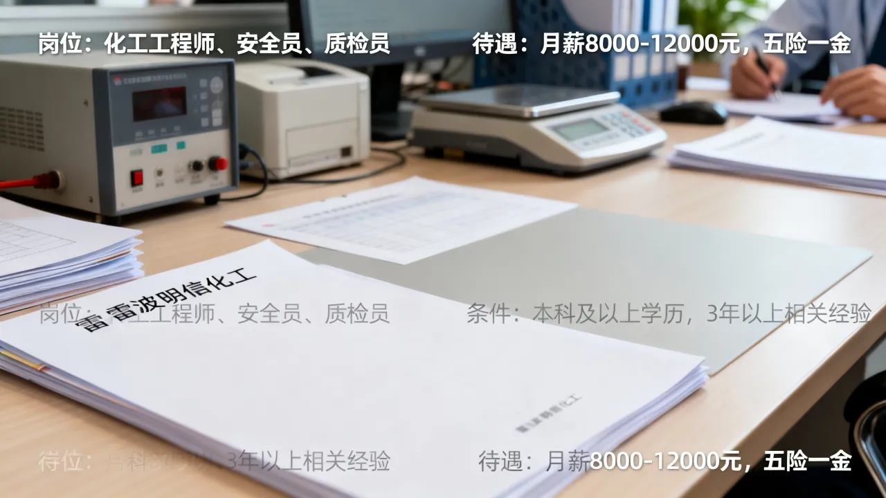 雷波明信化工招聘信息有哪些岗位,最新招聘条件及工资待遇怎么样