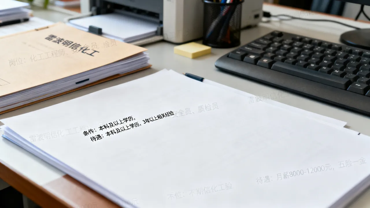 雷波明信化工招聘信息有哪些岗位，最新招聘条件及工资待遇怎么样-图2