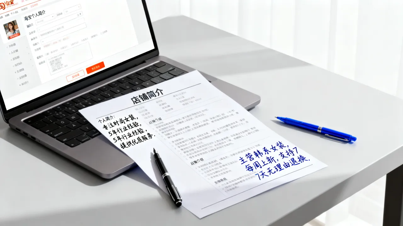 淘宝简历怎么填写，个人简介和店铺介绍有什么不同-图2