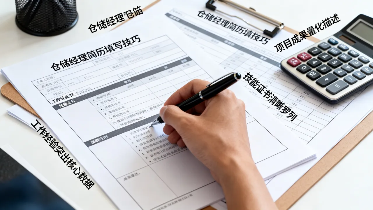 仓储经理怎么填?简历填写技巧与注意事项-图2 仓储经理怎么填?简历填写技巧与注意事项-图2