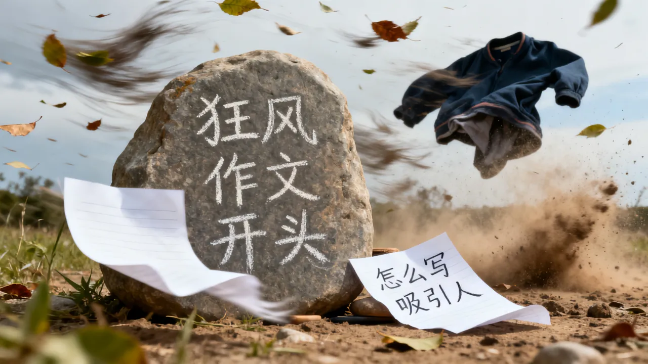 狂风作文怎么写，狂风作文开头怎么写吸引人-图2