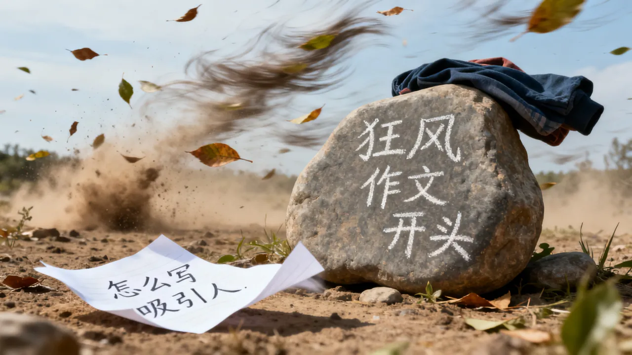 狂风作文怎么写，狂风作文开头怎么写吸引人-图3