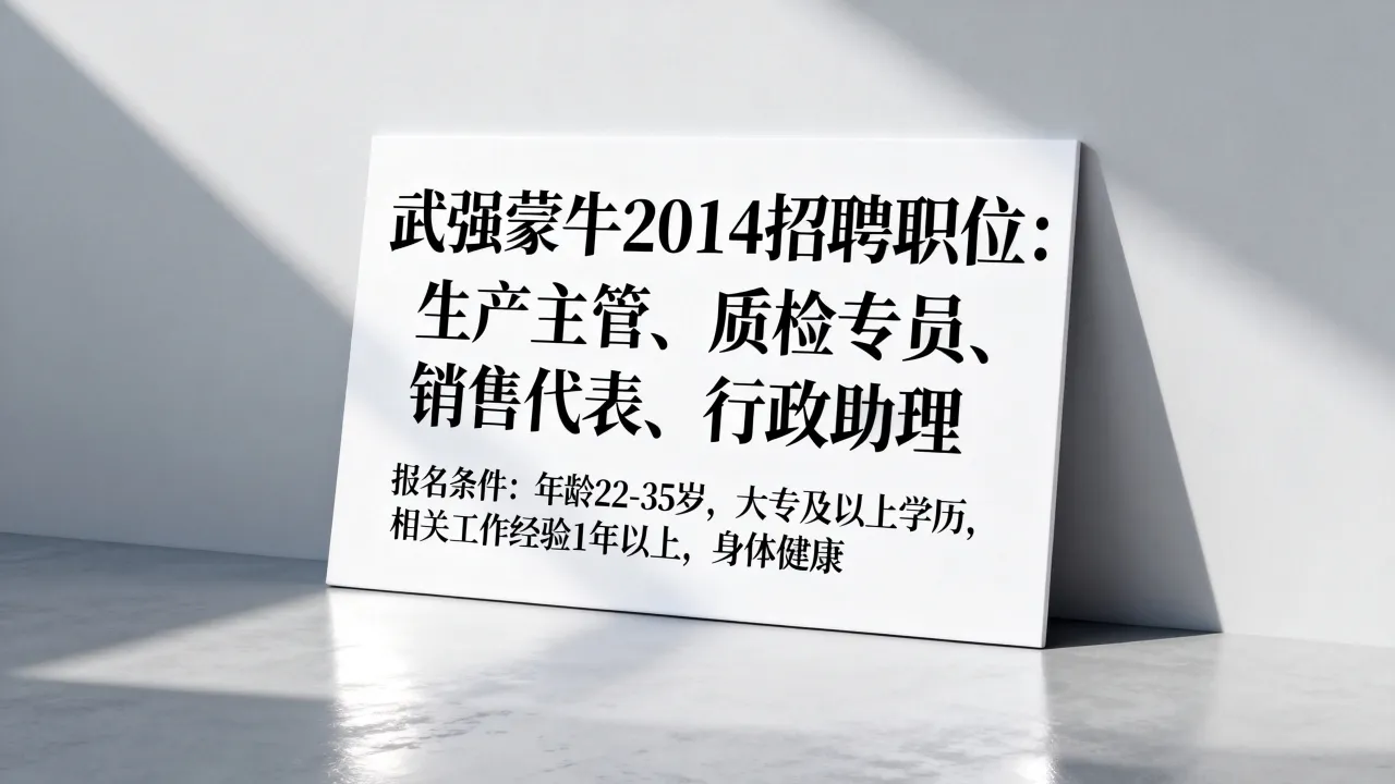 武强蒙牛2014招聘职位有哪些?报名条件是什么?-图3 武强蒙牛2014招聘职位有哪些?报名条件是什么?-图3