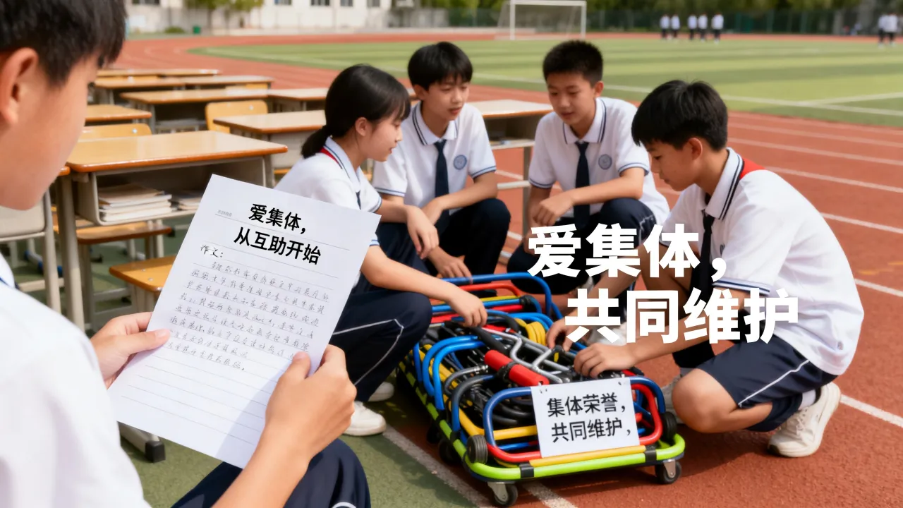 爱集体怎么写，爱集体主题作文开头结尾怎么写-图1