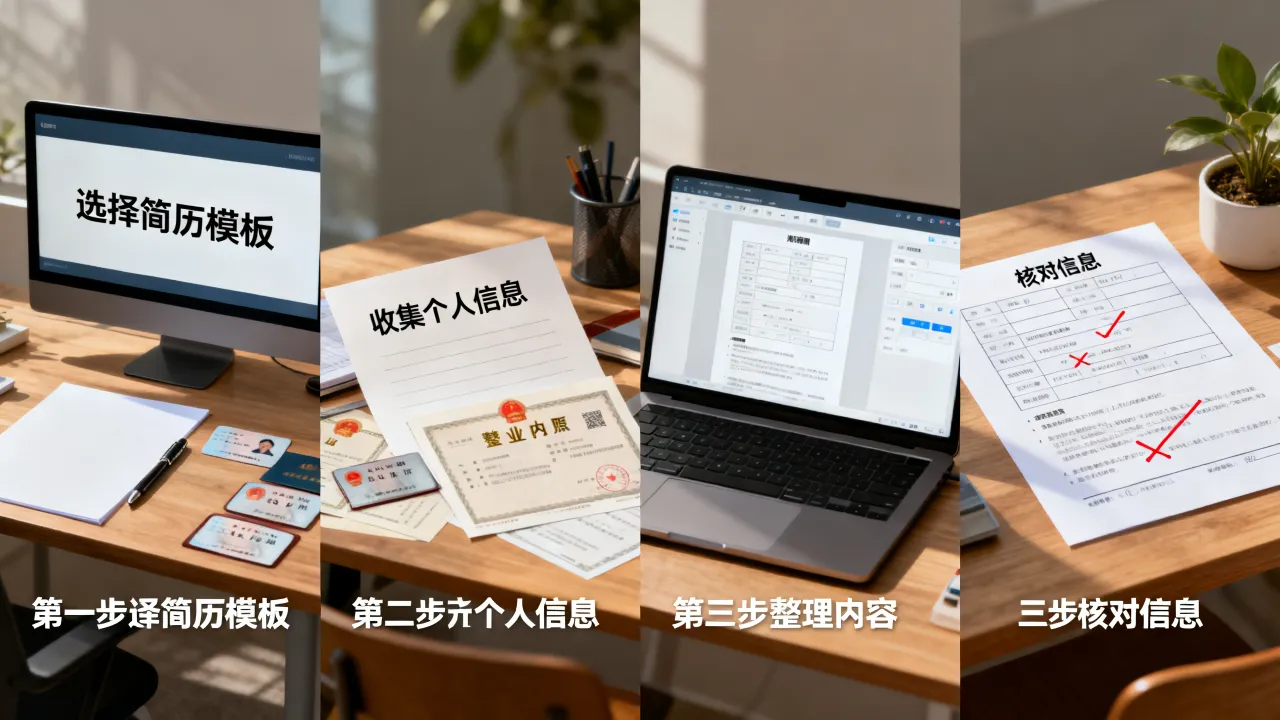 怎么制作几张简历?,简历制作详细步骤有哪些?-图2 怎么制作几张简历?,简历制作详细步骤有哪些?-图2