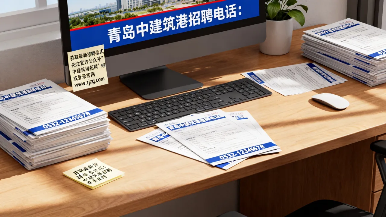 青岛中建筑港招聘电话是多少，怎样获取最新招聘信息？-图1