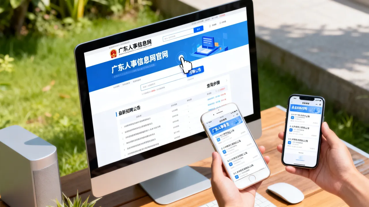 广东人事信息网官网是什么？怎么查最新招聘公告？-图3
