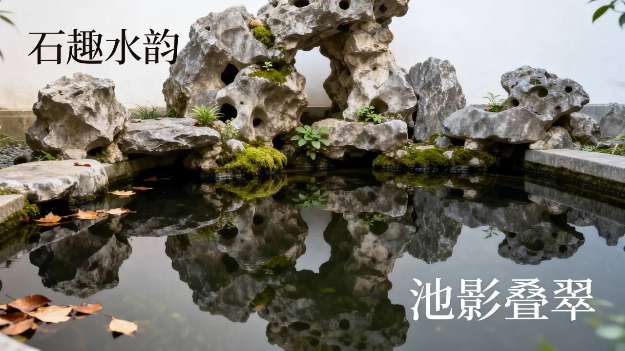 怎么形容假山池塘?假山池塘水景怎么描写才优美动人-图3 怎么形容假山池塘?假山池塘水景怎么描写才优美动人-图3