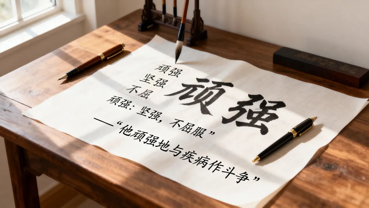 顽强怎么写?顽强怎么写才好看,顽强是什么意思及造句?-图1 顽强怎么写?顽强怎么写才好看,顽强是什么意思及造句?-图1
