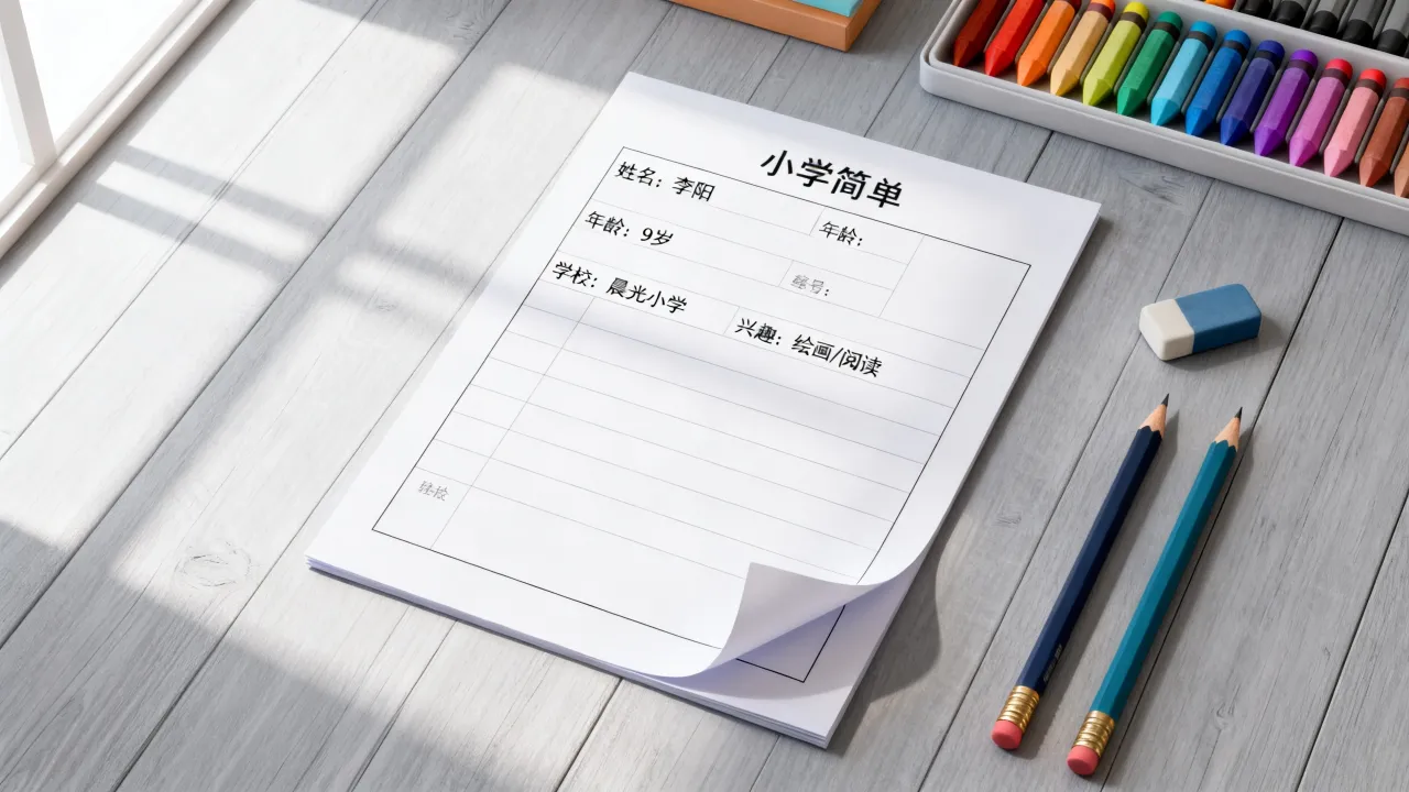 小学简历怎么填，如何写出让老师眼前一亮的简历？-图1
