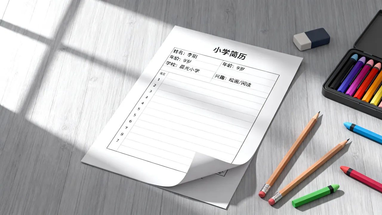 小学简历怎么填，如何写出让老师眼前一亮的简历？-图2