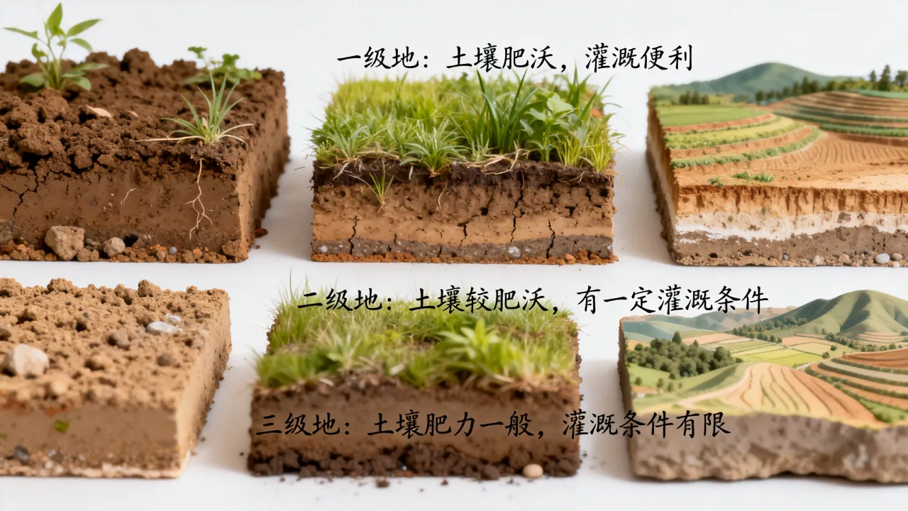 土地等级如何划分,土地等级划分标准是什么?-图2 土地等级如何划分,土地等级划分标准是什么?-图2