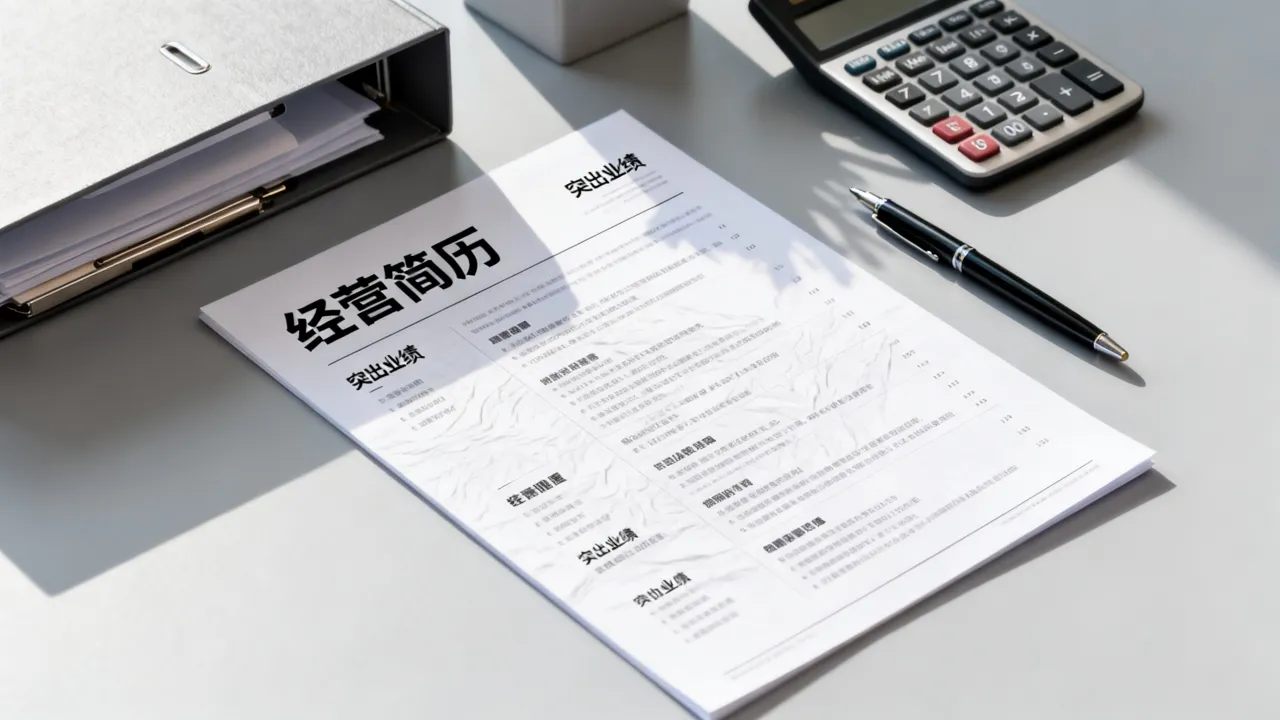 经营简历怎么写?经营简历怎么写才能突出业绩?-图1 经营简历怎么写?经营简历怎么写才能突出业绩?-图1
