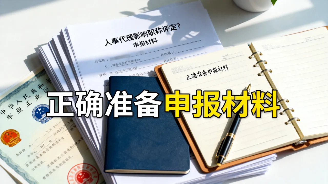 人事代理会影响职称评定吗,如何正确准备申报材料?
