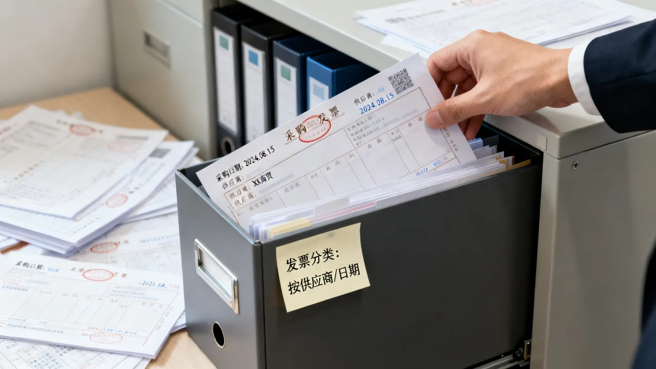 采购发票怎么归档，企业财务归档时有哪些注意事项-图1