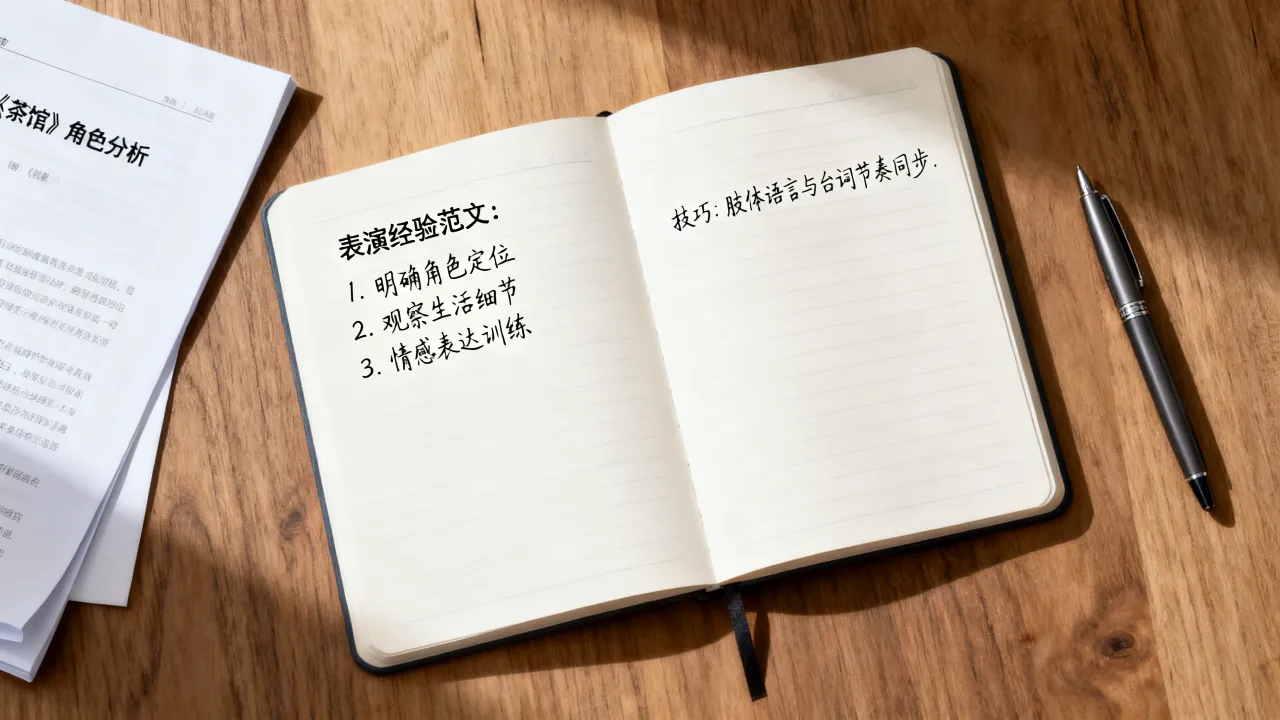 表演经验怎么写?表演经验范文模板及写作技巧有哪些-图2 表演经验怎么写?表演经验范文模板及写作技巧有哪些-图2