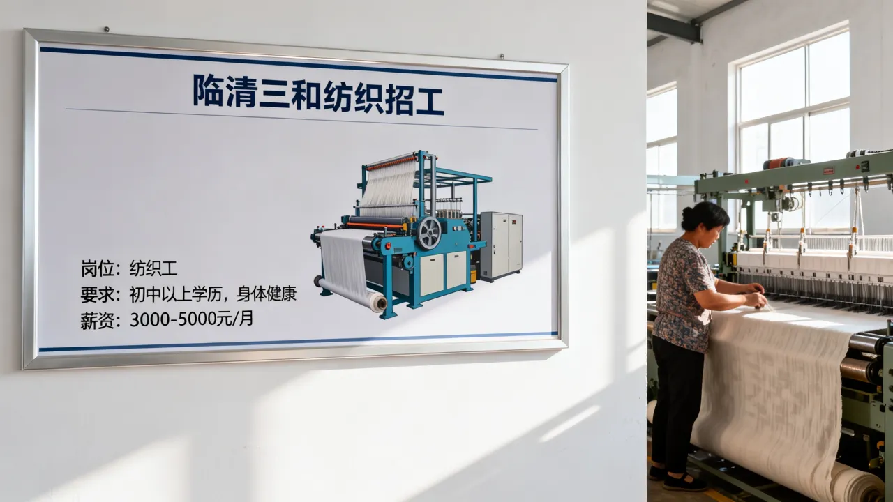 临清三和纺织最新招工信息是什么,招聘岗位有哪些要求-图1 临清三和纺织最新招工信息是什么,招聘岗位有哪些要求-图1