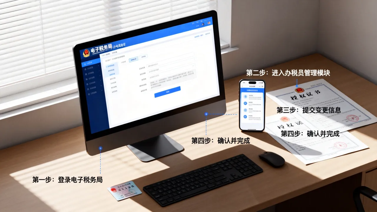 办税员如何变更？电子税务局办税员变更流程详解
