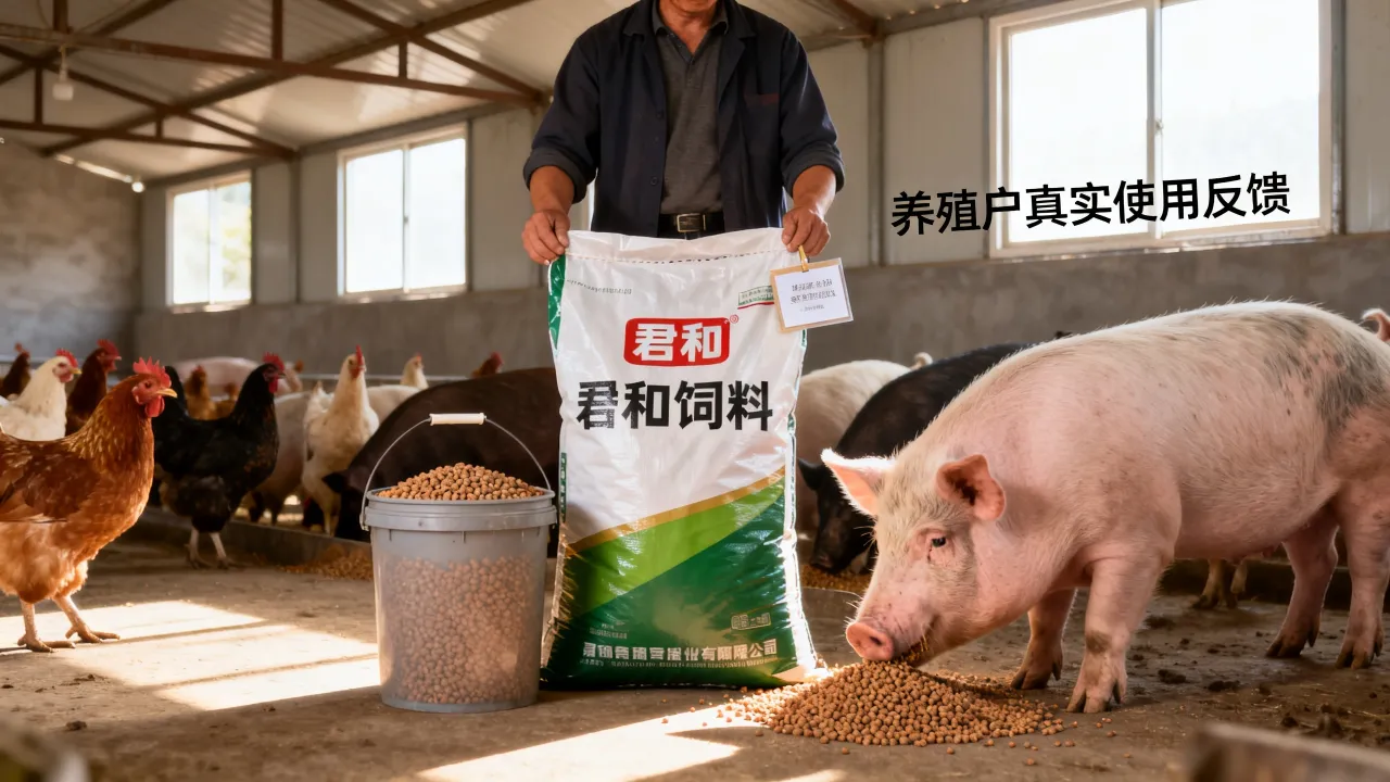 君和饲料怎么样，养殖户真实使用口碑好不好