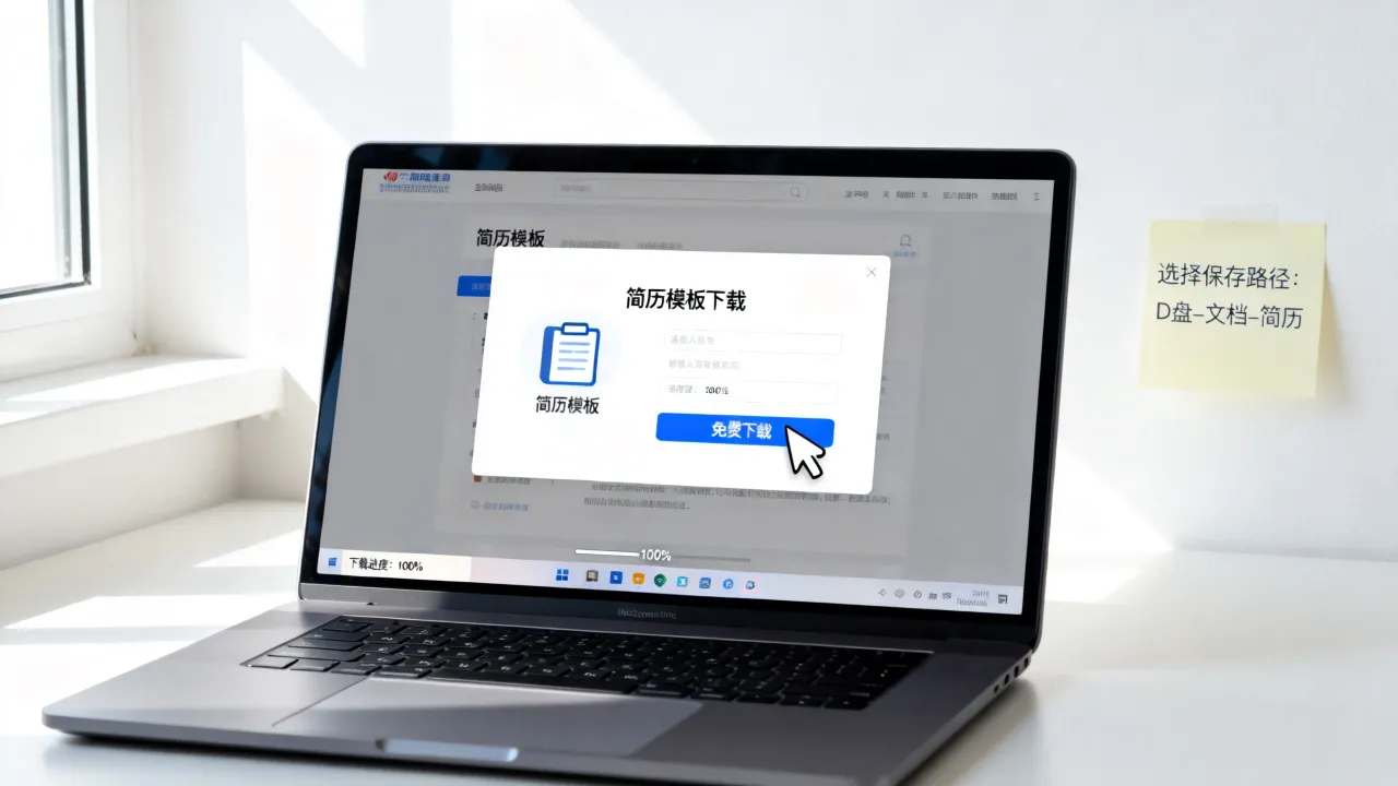 简历模板怎么下载?免费简历模板怎么下载到电脑?